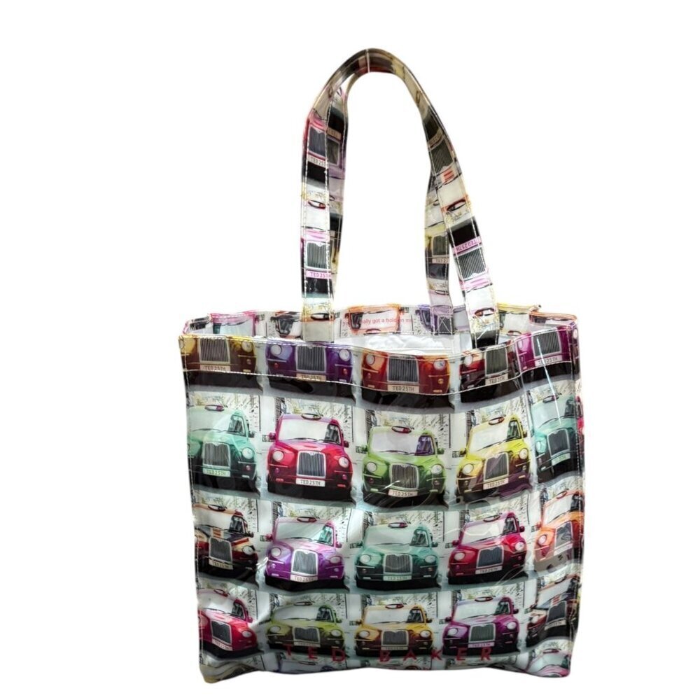 Ted Baker 25th Anniversary Limited Edition Taxicab Print PVC Tote Bag